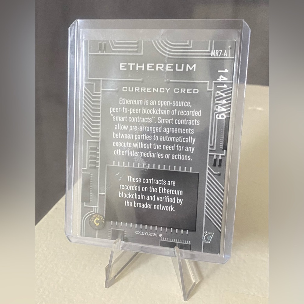 Ethereum Holographic Card - Picture 4 of 5
